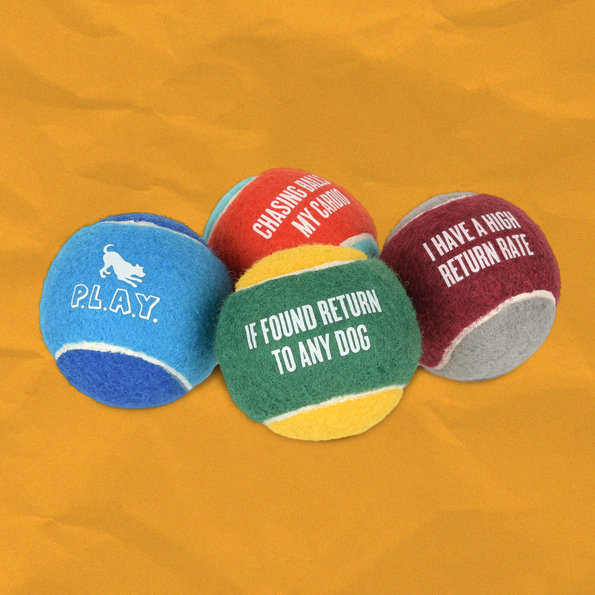 Bolas de tennis (paquete de 4)